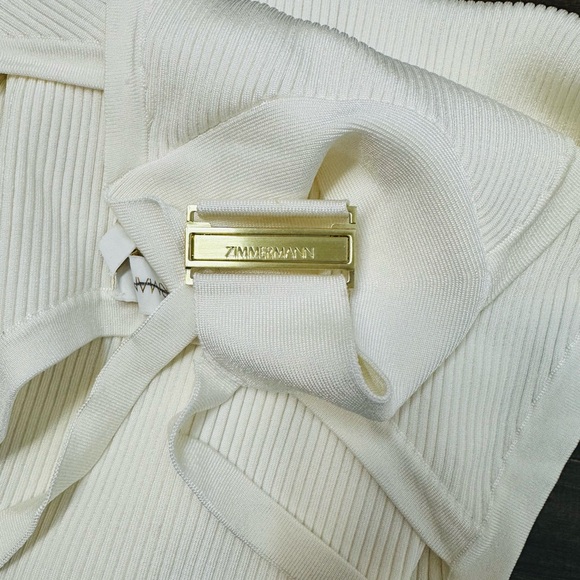 Zimmermann Halter Ribbed Knit Tank - Picture 7 of 9